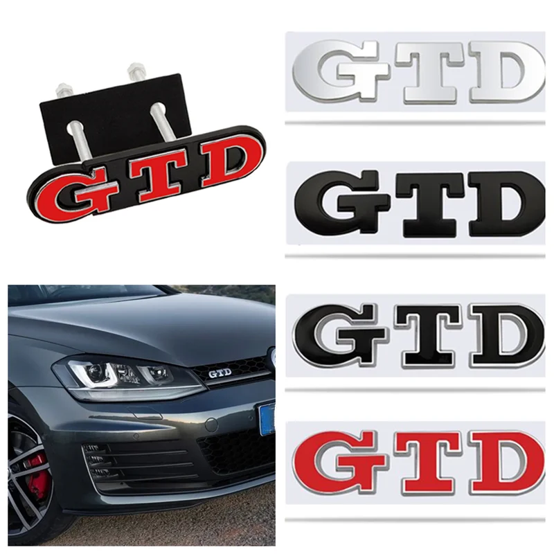 Golf Equipment Used - 3D Metal GTD Logo Araba Arka