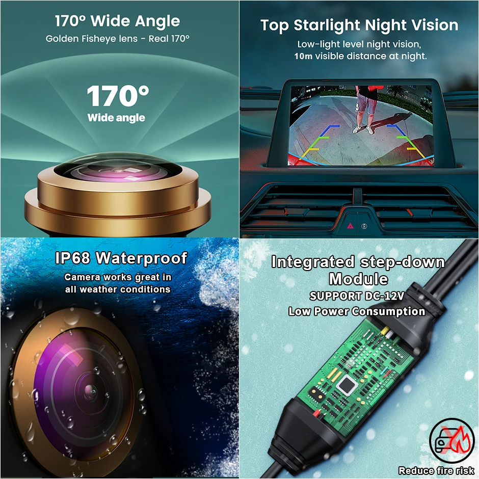 170HD Araç Dikiz Kamera VW Vol - Golf Equipment Used incelemesi ve fiyatı
